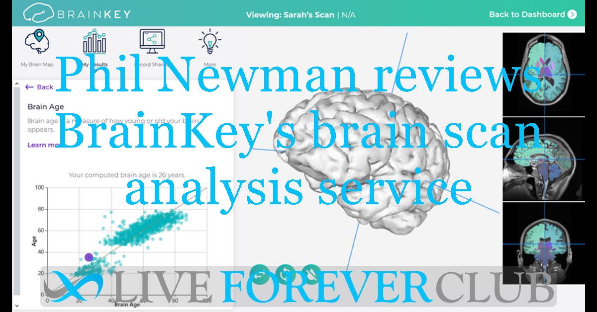 Phil Newman reviews BrainKey's brain scan analysis service