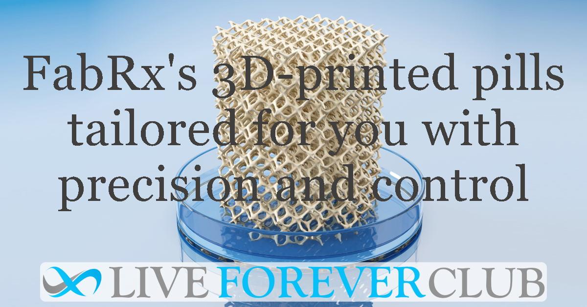 FabRx's 3D-printed medications tailored for you with precision and control