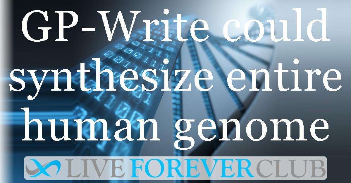 Genome Project-­Write could synthesize entire human genome