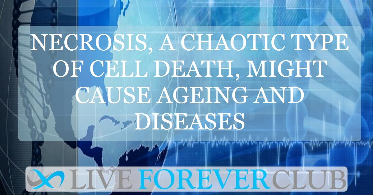 Necrosis, a chaotic type of cell death, might cause ageing and diseases