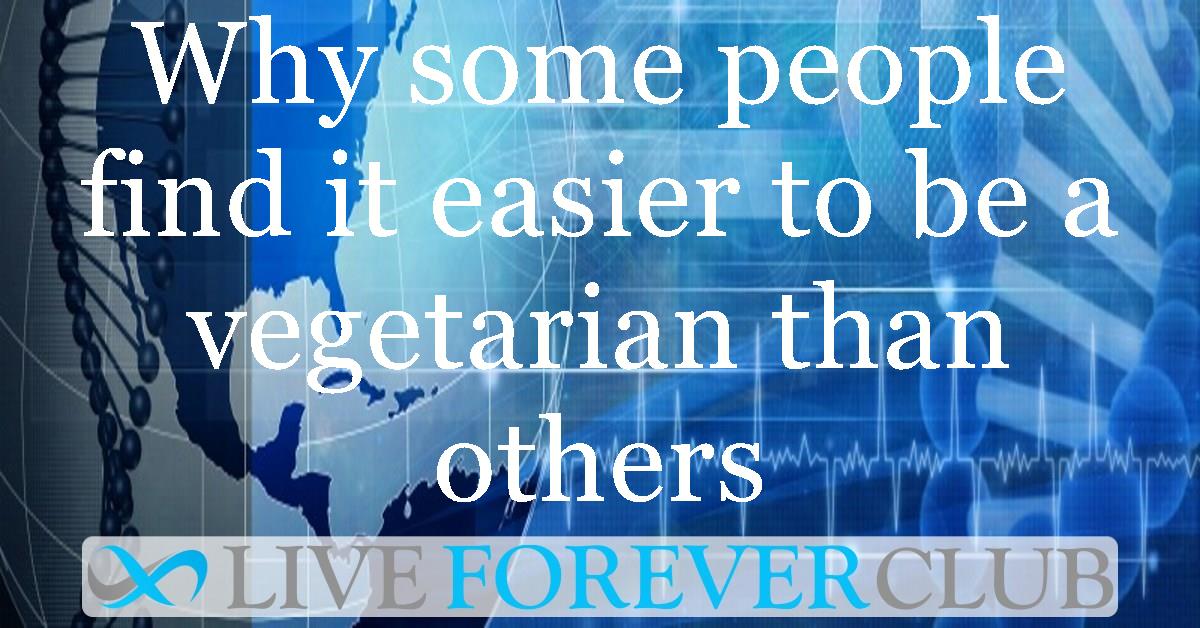 Why some people find it easier to be a vegetarian than others