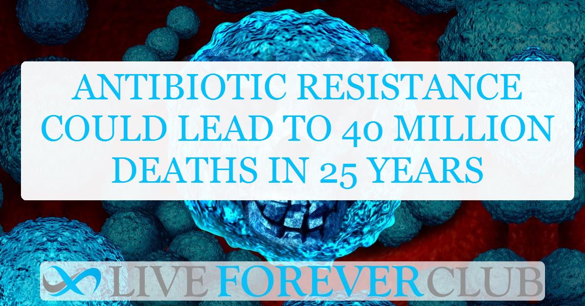 Antibiotic resistance could lead to 40 million deaths in 25 years