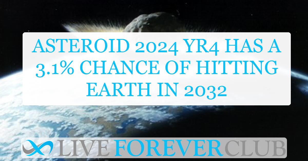 Asteroid 2024 YR4 has a 3.1% chance of hitting Earth in 2032