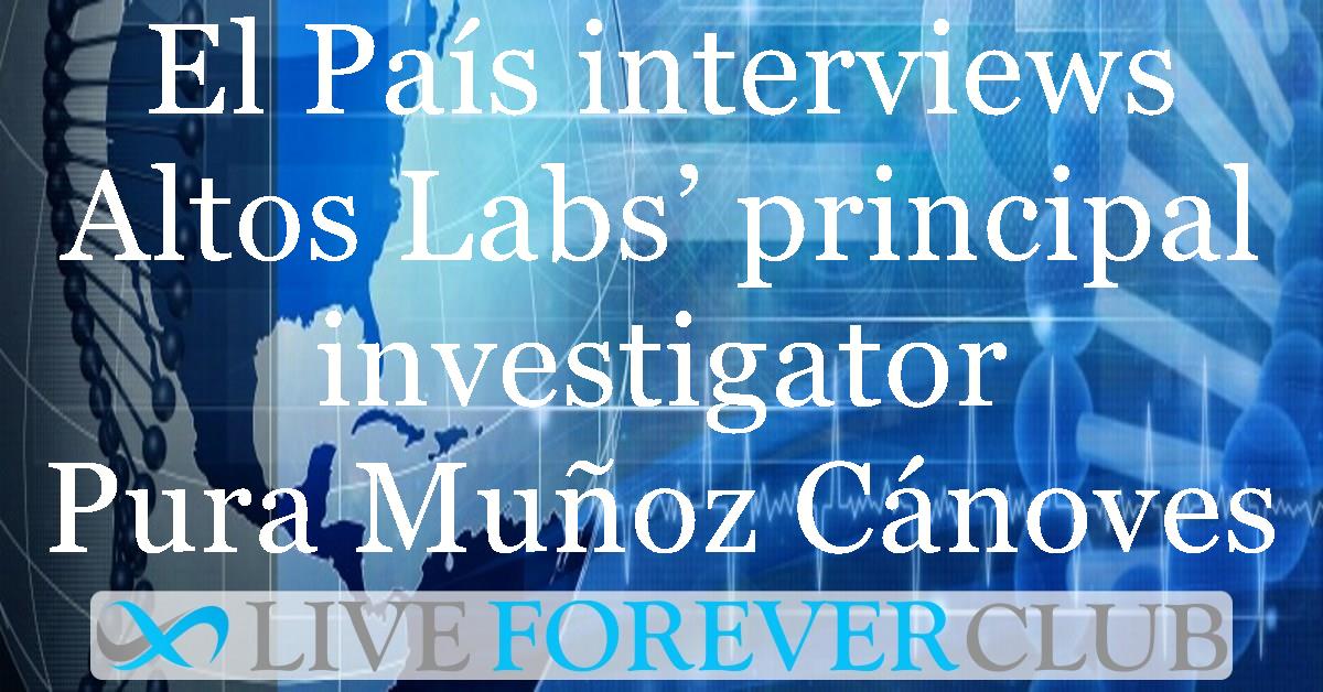 El País interviews Altos Labs’ principal investigator Pura Muñoz Cánoves