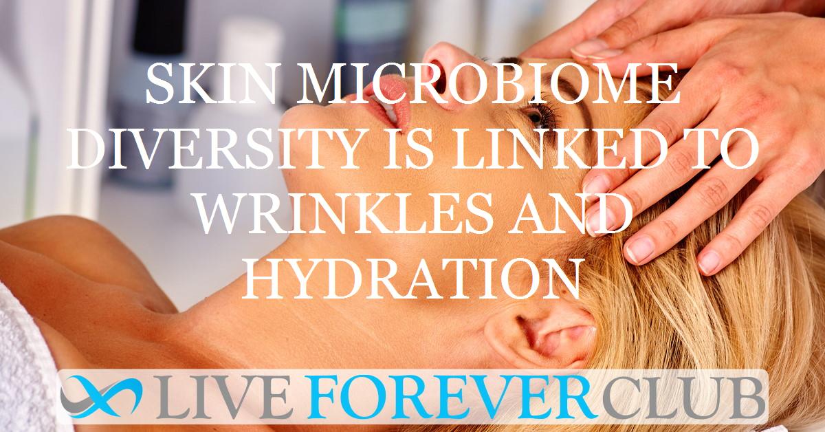 Skin microbiome diversity is linked to wrinkles and hydration