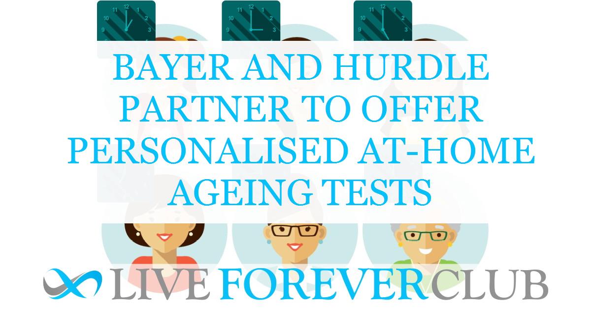 Bayer and Hurdle partner to offer personalised at-home ageing tests