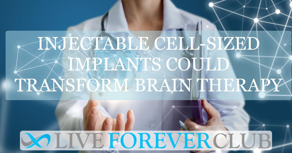 Injectable cell-sized implants could transform brain therapy
