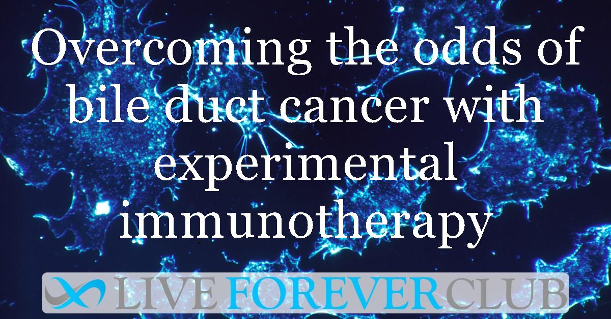 Overcoming the odds of bile duct cancer with experimental immunotherapy