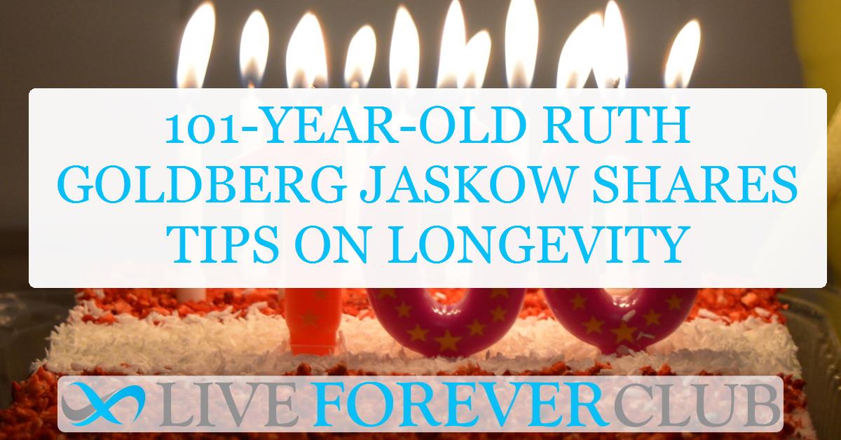 101-year-old Ruth Goldberg Jaskow shares tips on longevity