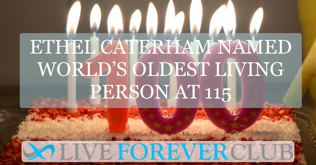 Ethel Caterham named world’s oldest living person at 115