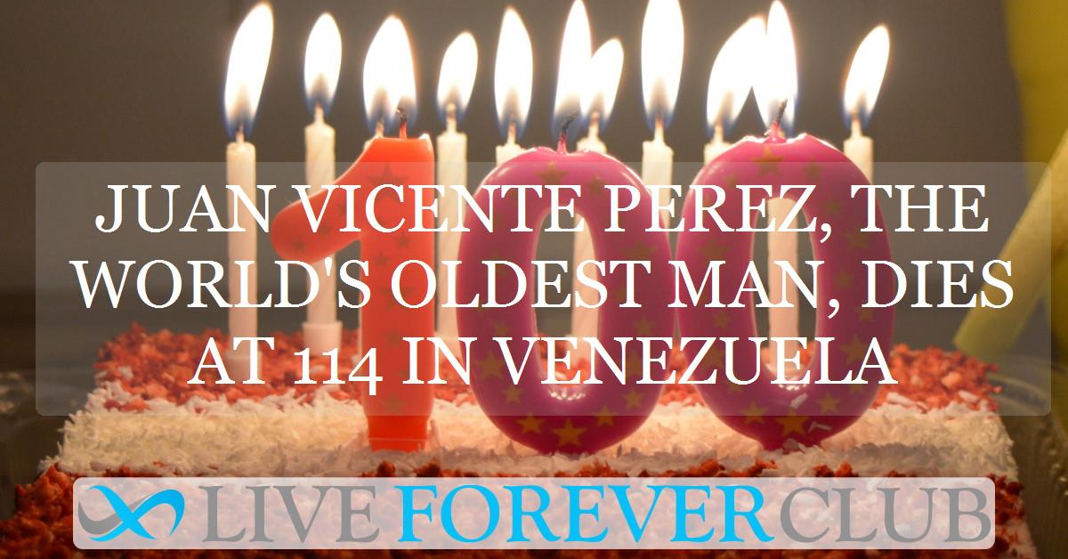 Juan Vicente Perez, the world's oldest man, dies at 114 in Venezuela