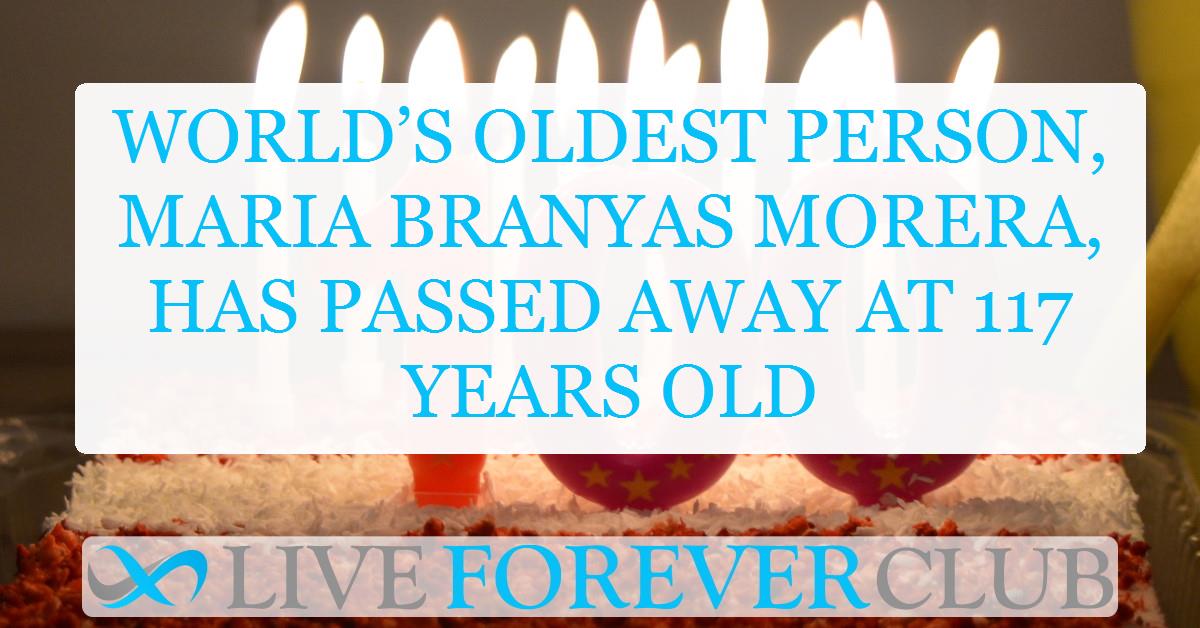 World’s oldest person, Maria Branyas Morera, has passed away at 117 years old