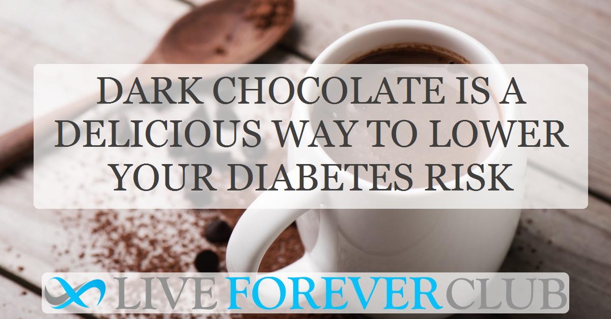 Dark chocolate is a delicious way to lower your diabetes risk