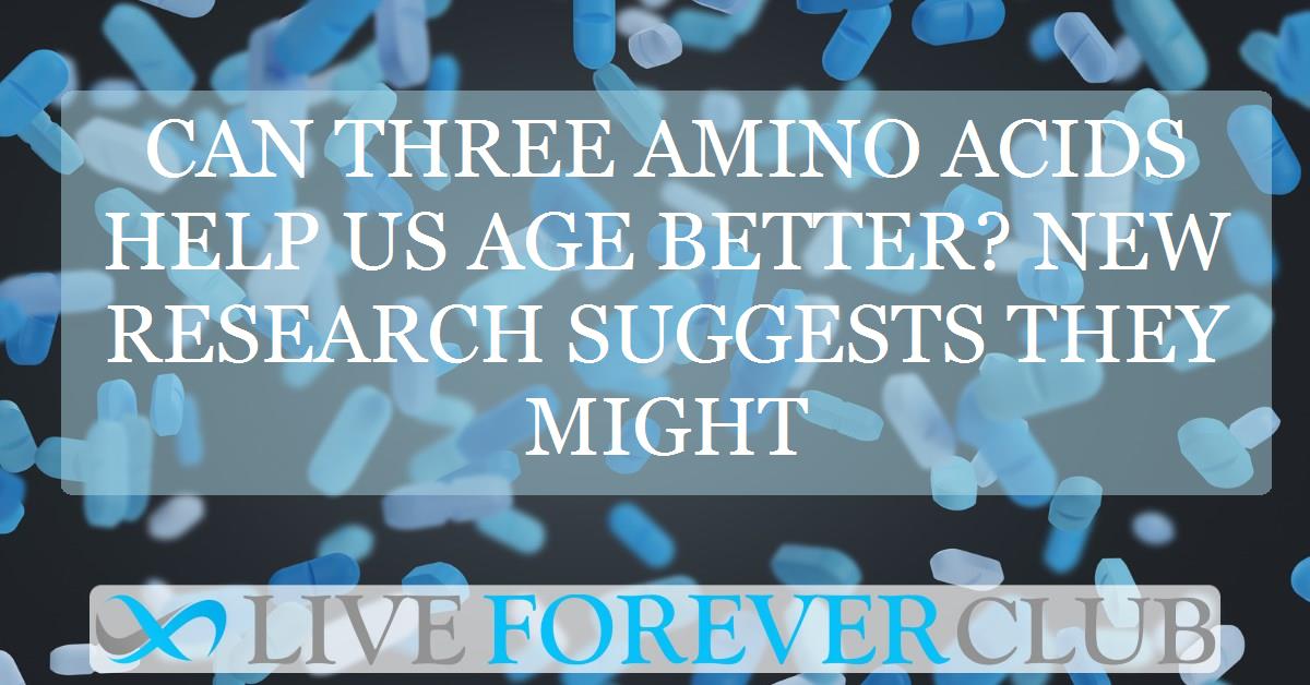 Can three amino acids help us age better? New research suggests they might