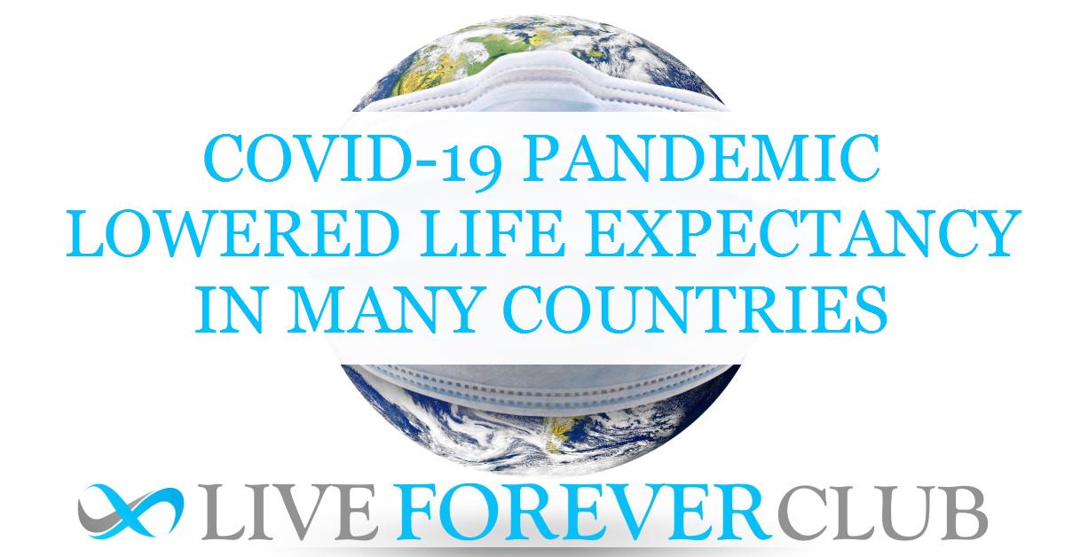 COVID-19 pandemic lowered life expectancy in many countries