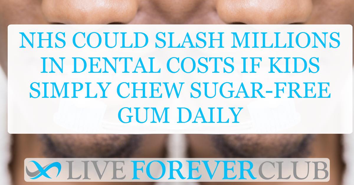 NHS could slash millions in dental costs if kids simply chew sugar-free gum daily