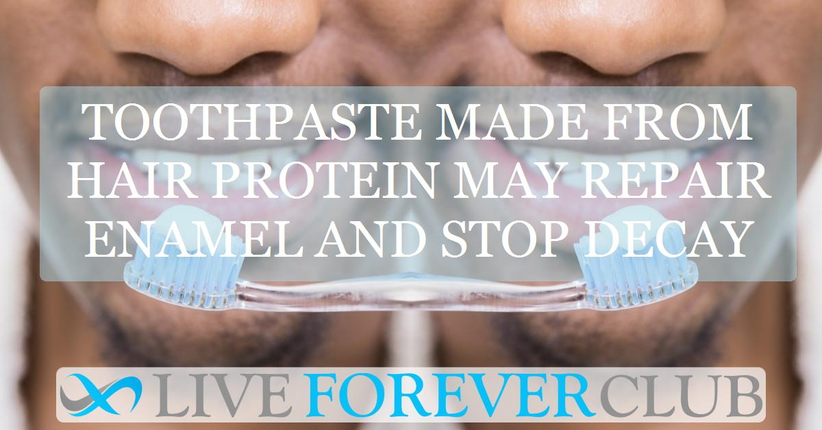 Toothpaste made from hair protein may repair enamel and stop decay