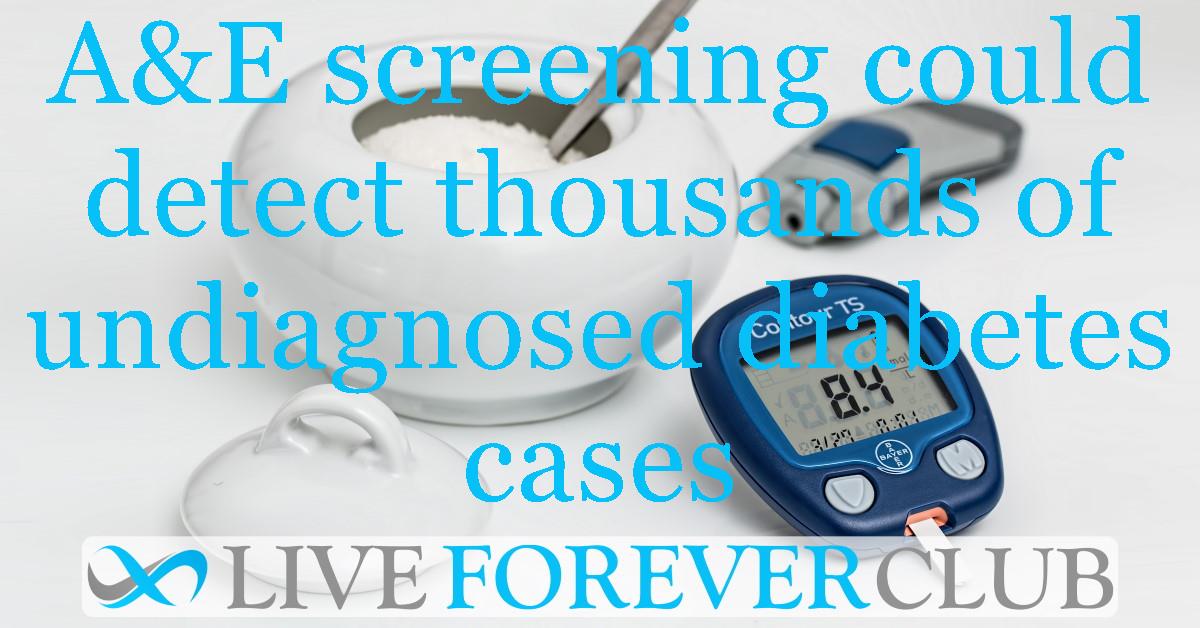 A&E screening could detect thousands of undiagnosed diabetes cases