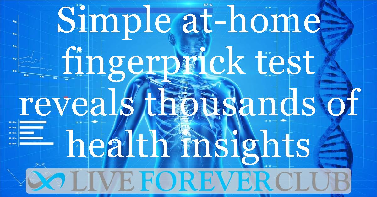 Simple at-home fingerprick test reveals thousands of health insights