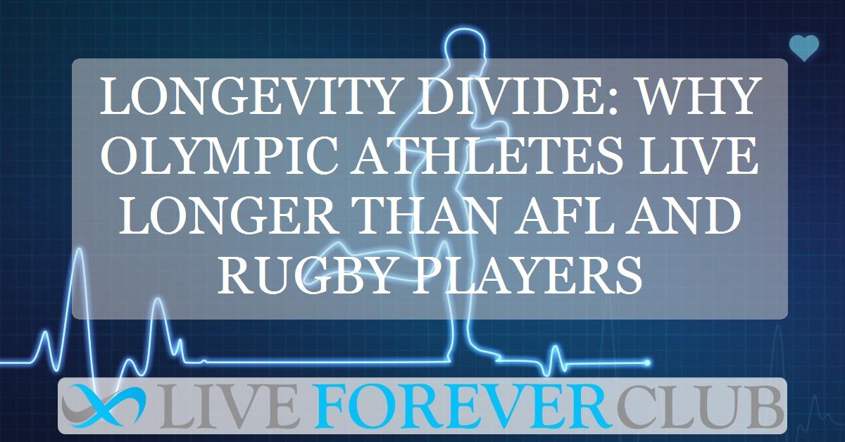 Longevity divide: why olympic athletes live longer than AFL and rugby players