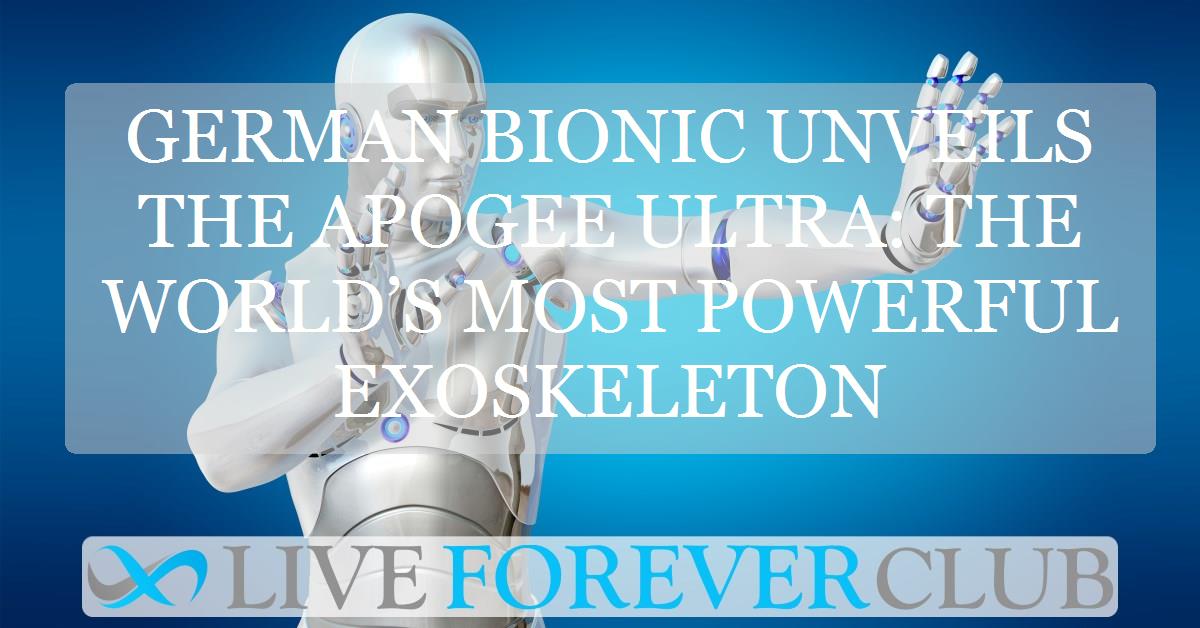 German Bionic unveils the apogee ultra: the world’s most powerful exoskeleton