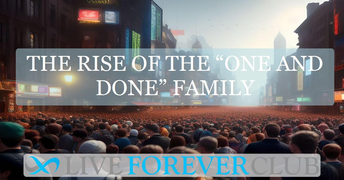 The rise of the “one and done” family
