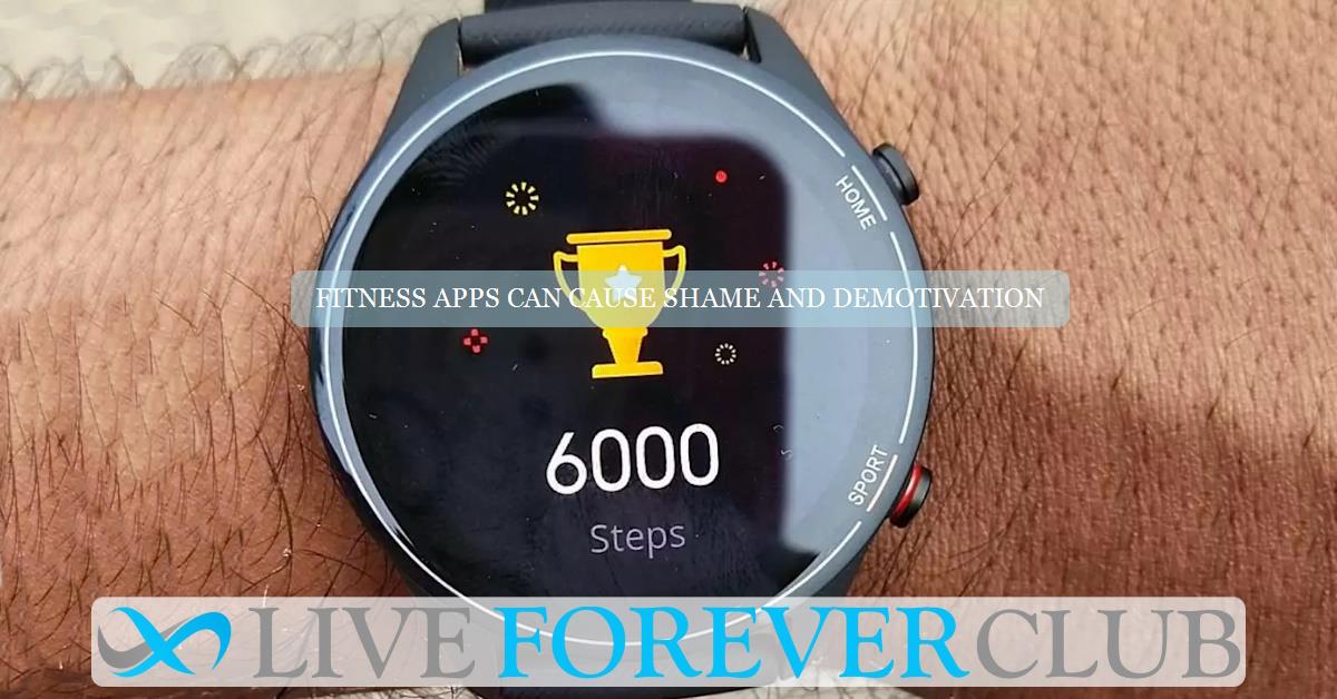 Fitness apps can cause shame and demotivation