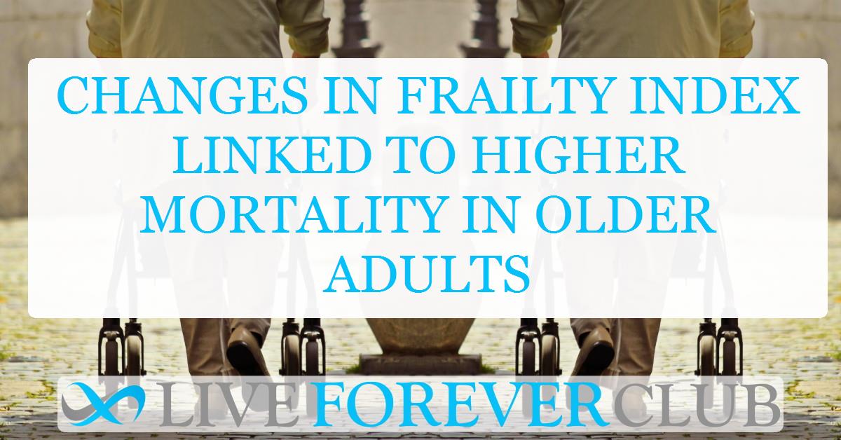 Changes in frailty index linked to higher mortality in older adults