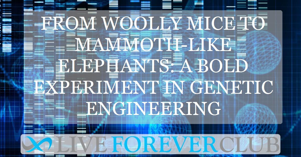 From woolly mice to mammoth-like elephants: A bold experiment in genetic engineering