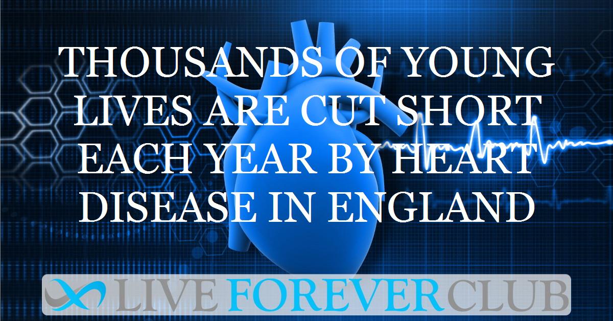 Thousands of young lives are cut short each year by heart disease in England