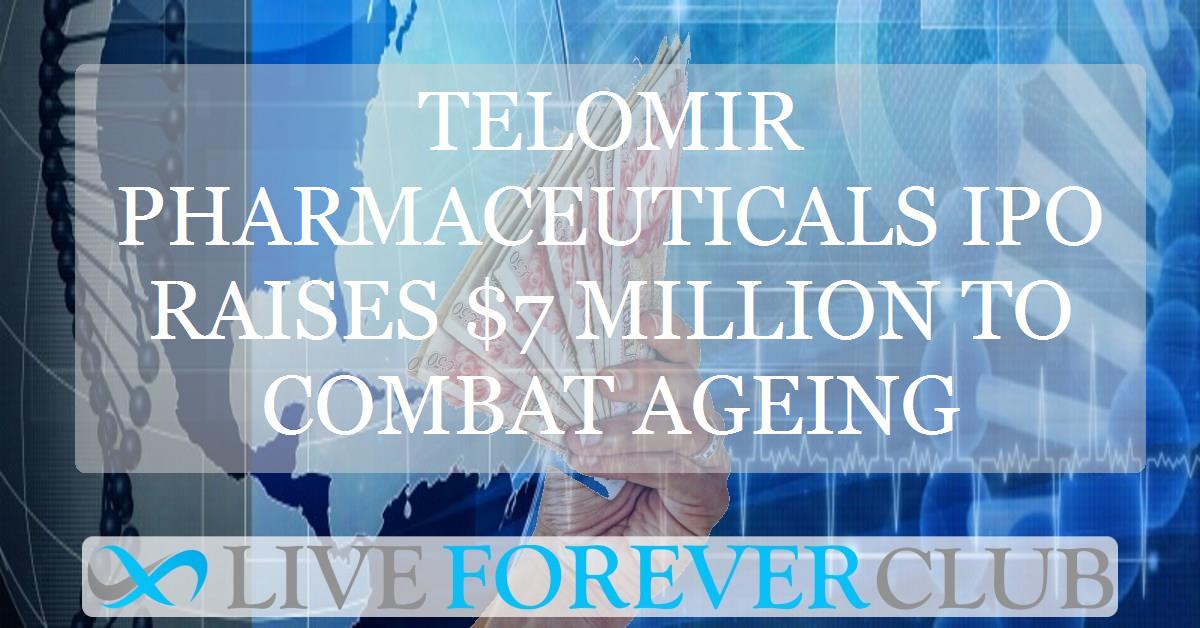 Telomir Pharmaceuticals IPO raises $7 million to combat ageing