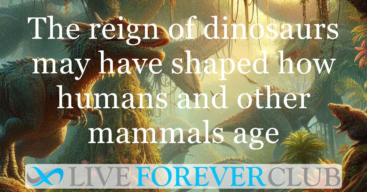 The reign of dinosaurs may have shaped how humans and other mammals age