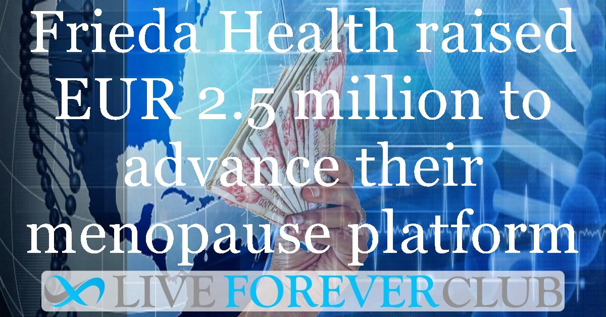 Frieda Health raised EUR 2.5 million to advance their menopause platform