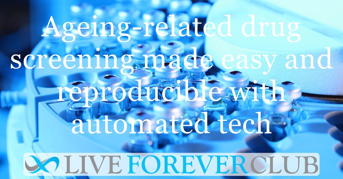 Ageing-related drug screening made easy and reproducible with automated tech