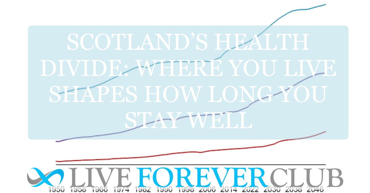 Scotland’s health divide: where you live shapes how long you stay well
