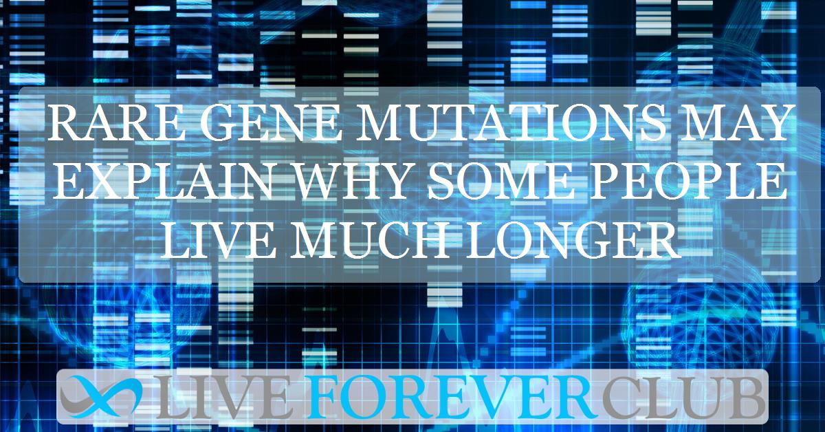 Rare gene mutations may explain why some people live much longer