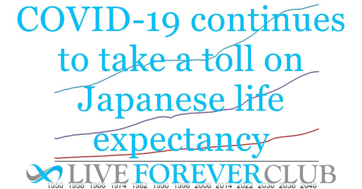 COVID-19 continues to take a toll on Japanese life expectancy