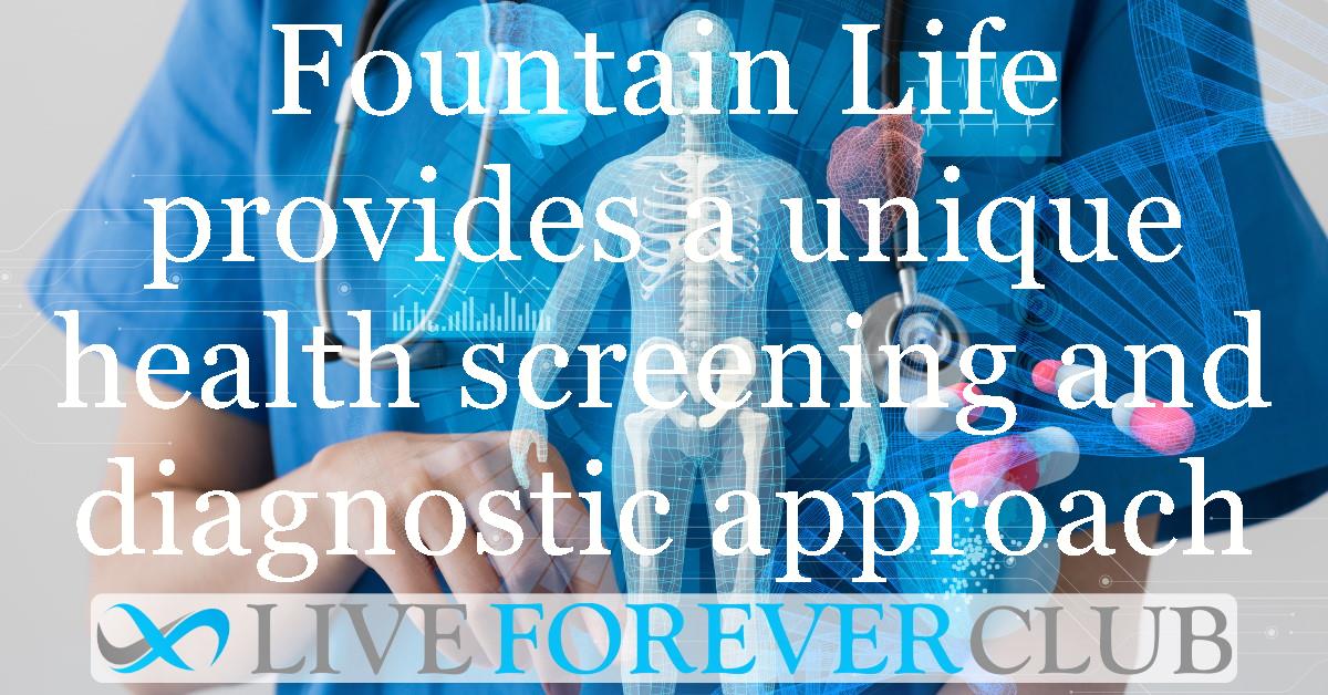 Fountain Life provides a unique health screening and diagnostic approach
