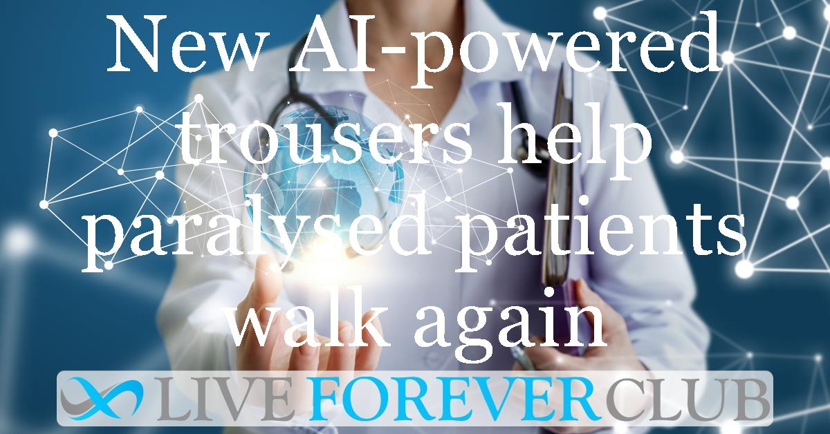 New AI-powered trousers help paralysed patients walk again