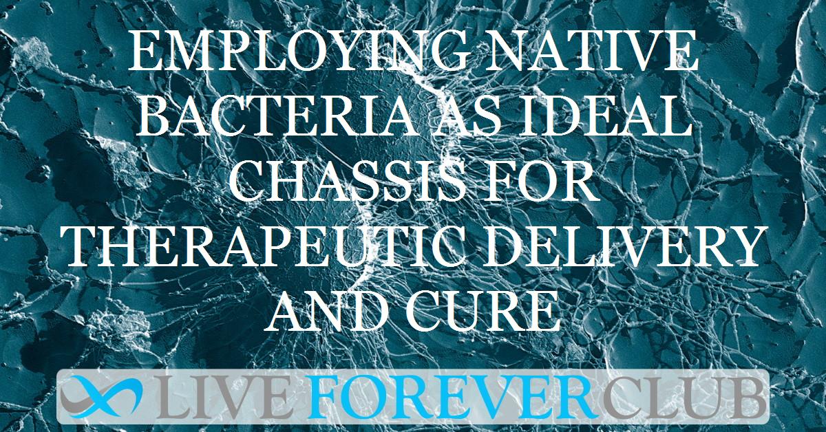 Employing native bacteria as ideal chassis for therapeutic delivery and cure