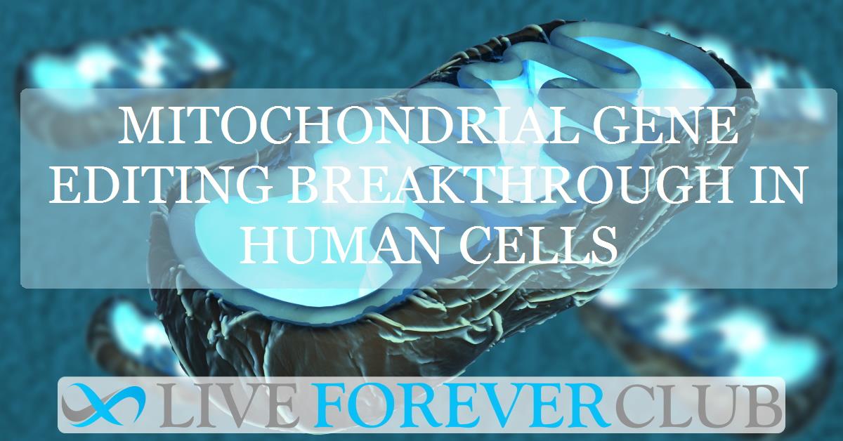 Mitochondrial gene editing breakthrough in human cells