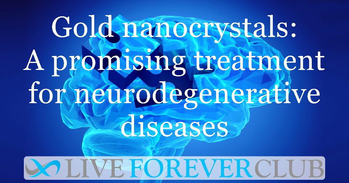 Gold nanocrystals: A promising treatment for neurodegenerative diseases