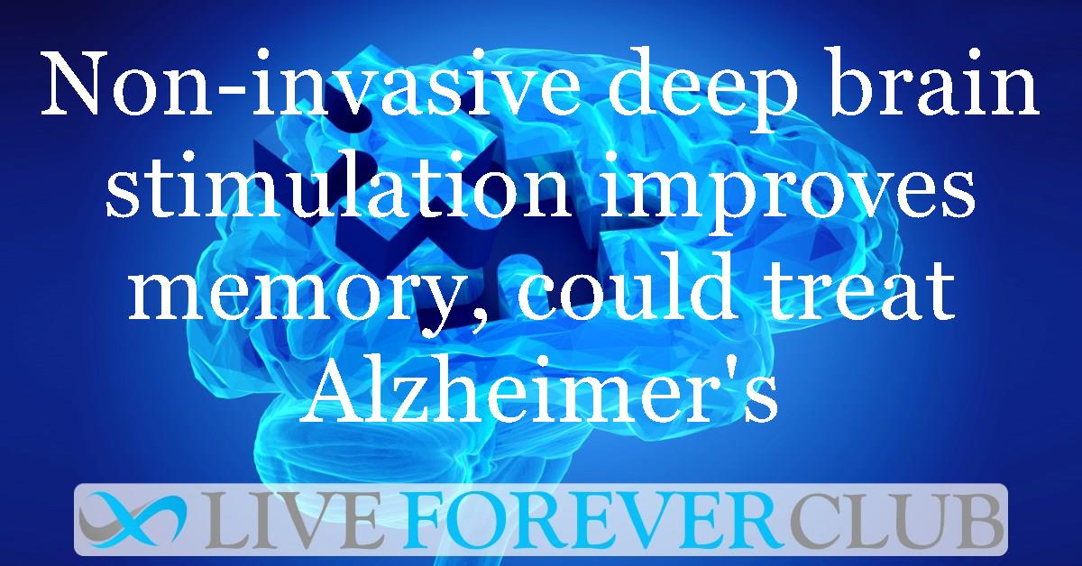 Non-invasive deep brain stimulation improves memory, could treat Alzheimer's