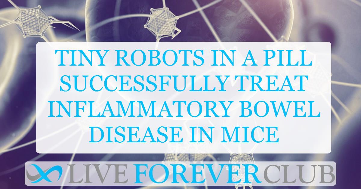 Tiny robots in a pill successfully treat inflammatory bowel disease in mice