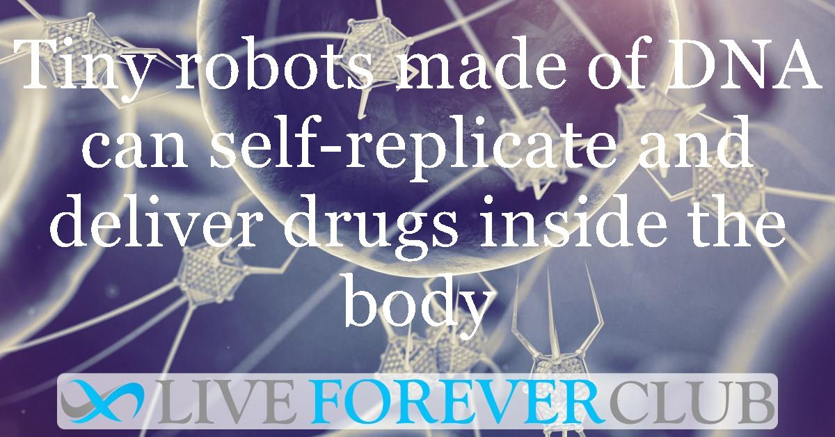 Tiny robots made of DNA can self-replicate and deliver drugs inside the body