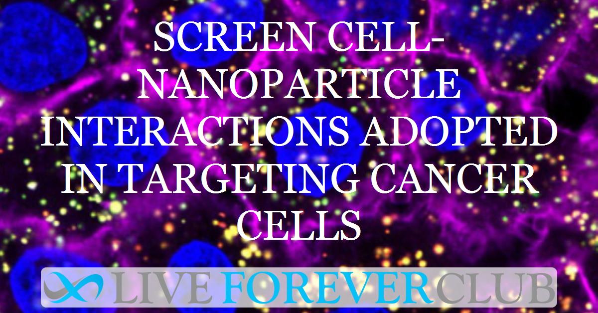 Screen cell-nanoparticle interactions adopted in targeting cancer cells
