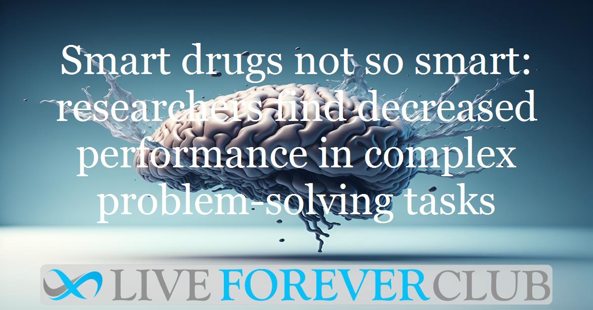 Smart drugs not so smart: researchers find decreased performance in complex problem-solving tasks