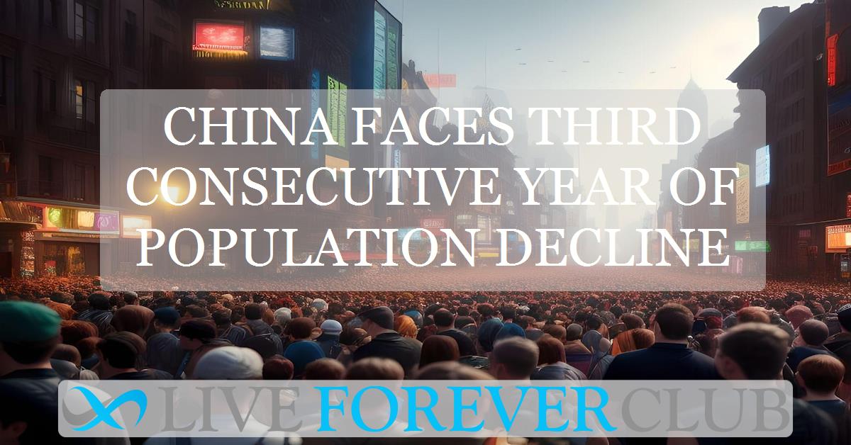 China faces third consecutive year of population decline