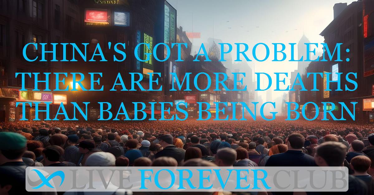 China's got a problem: there are more deaths than babies being born
