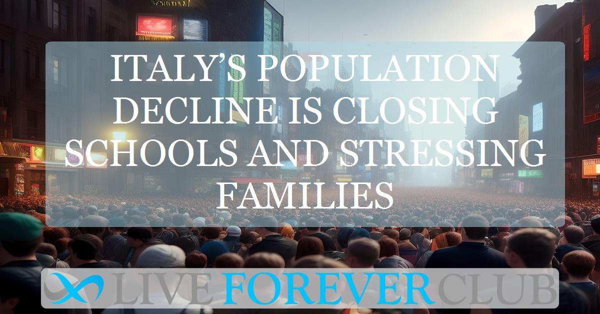 Italy’s population decline is closing schools and stressing families